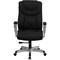 Emma and Oliver 400 lb. Big & Tall High Back Ergonomic Office Chair, Silver Adjustable Arms